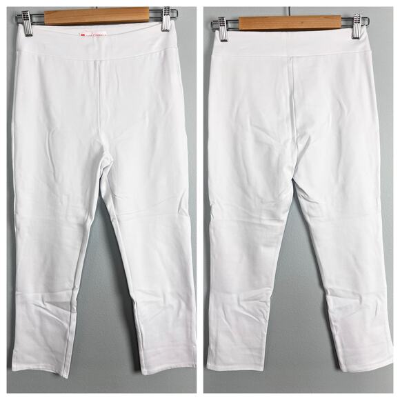 Jude Connally Womens XS Lucia Ponte Pant Preppy Coastal Career USA Made Stretch - Picture 14 of 14